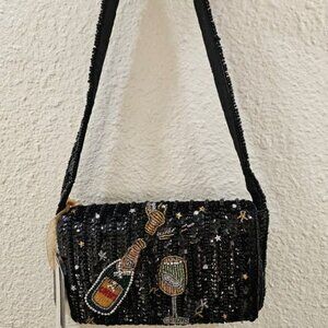Viral Handmade Champagne Theme Beaded Bag - Perfect for New Year's!